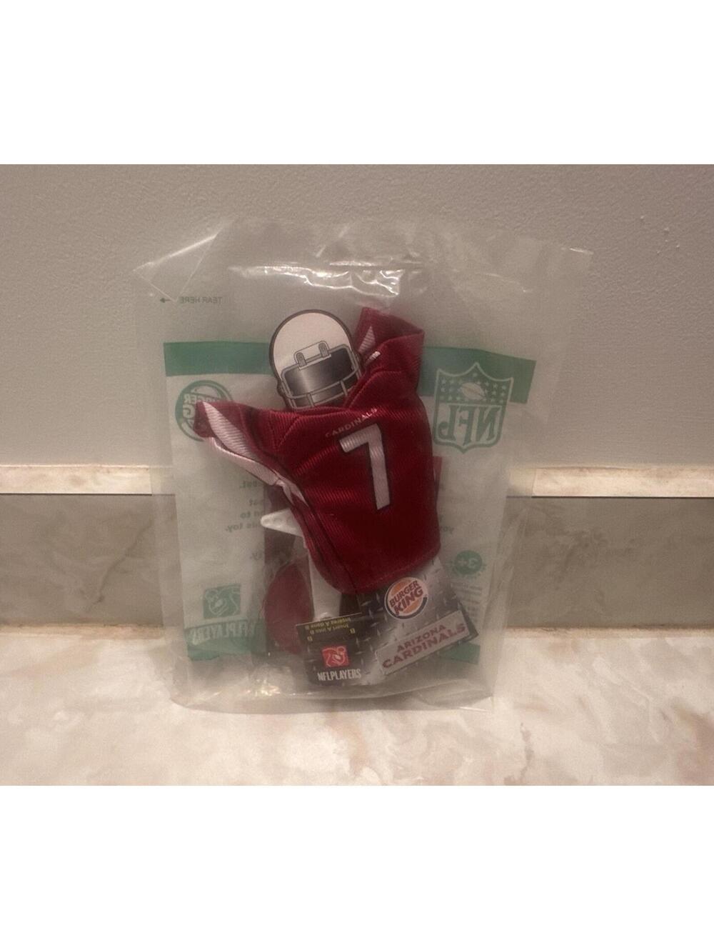 RARE 2007 NFL Arizona Cardinals Matt Leinart Burger King Mini Jersey Toy SEALED